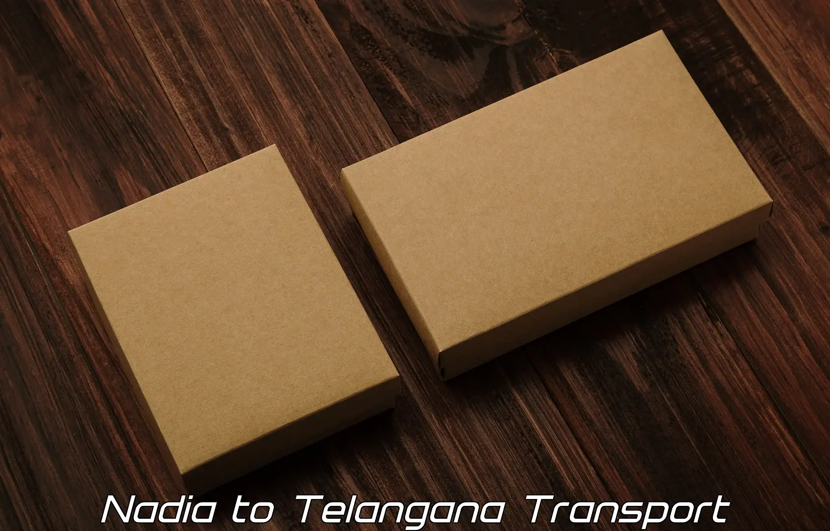Online transport booking Nadia to Telangana